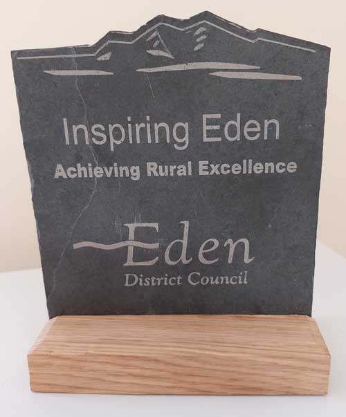 Inspiring Eden award